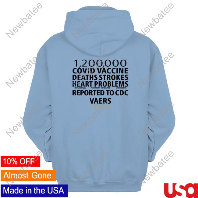Luiz 1200000 Covid Vaccine Deaths Strokes Heart Problems Reported To Cdc Vaers T-Shirt