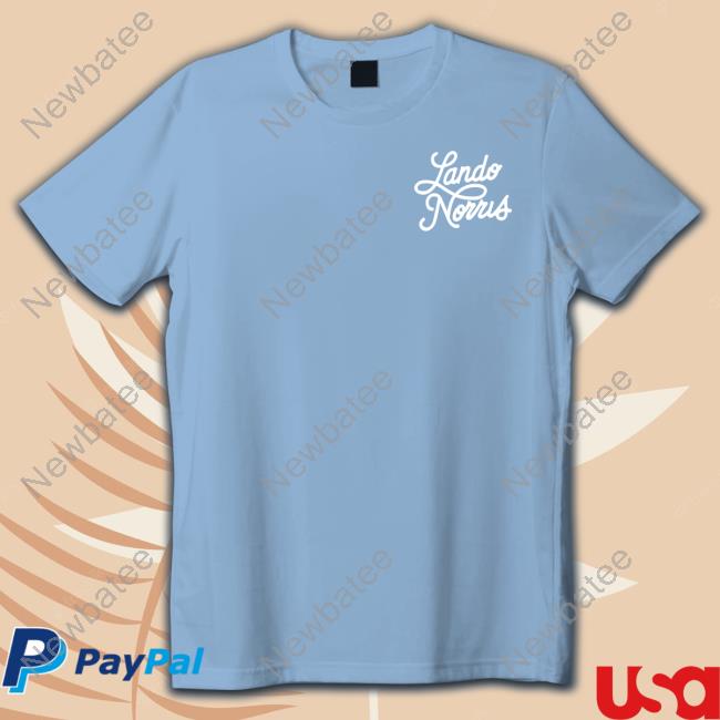 Ln Script Petrol Long Sleeve T Shirt Landonorris Store